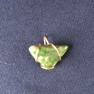 Green Stone Necklace Pendant